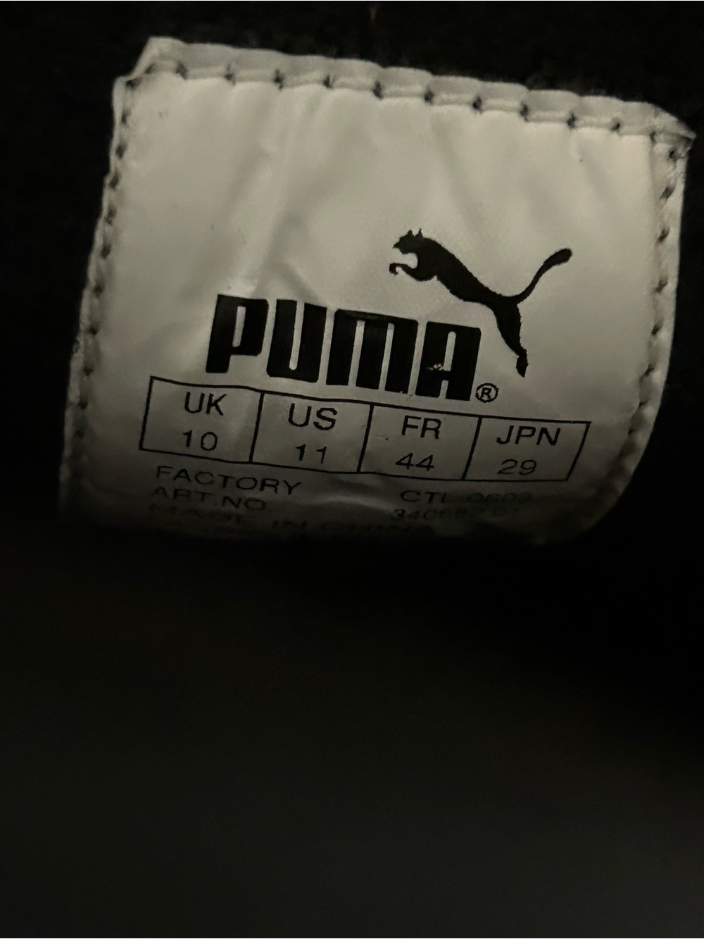 Vintage Puma Schattenboxen Boxing Boots Black and Cream High-Top Sneakers 11/12 - Picture 15 of 16